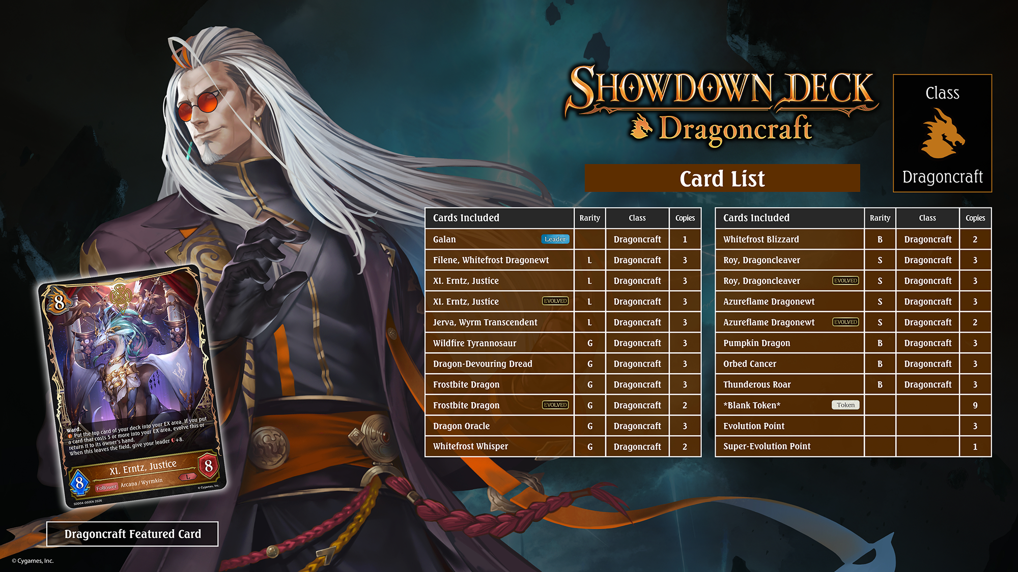 Shadowverse: Evolve - Showdown Deck - Dragoncraft