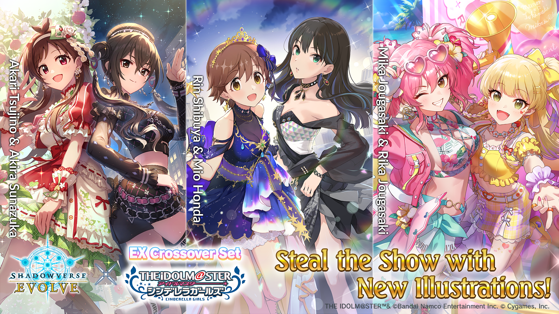 Shadowverse: Evolve - EX Crossover - The iDOLM@STER Cinderella Girls - Booster Box (8x Packs)
