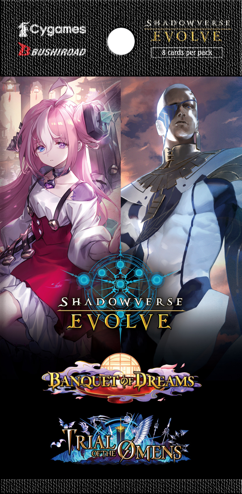 Shadowverse: Evolve - Combined Set 02 - Banquet of Dreams & Trial of the Omens - Booster Pack
