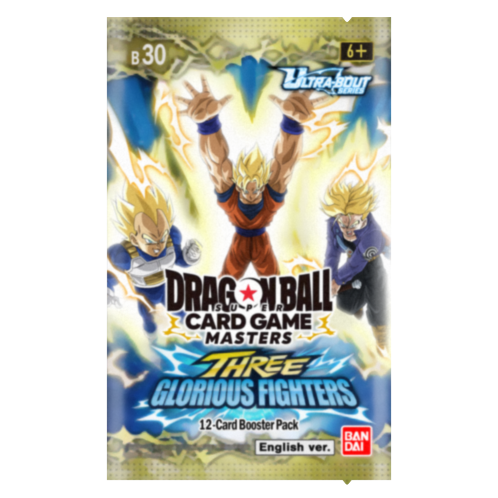 Dragon Ball Super CG Masters - Ultra-Bout Series Set 03 - Three Glorious Fighters - (B30) - Booster Pack