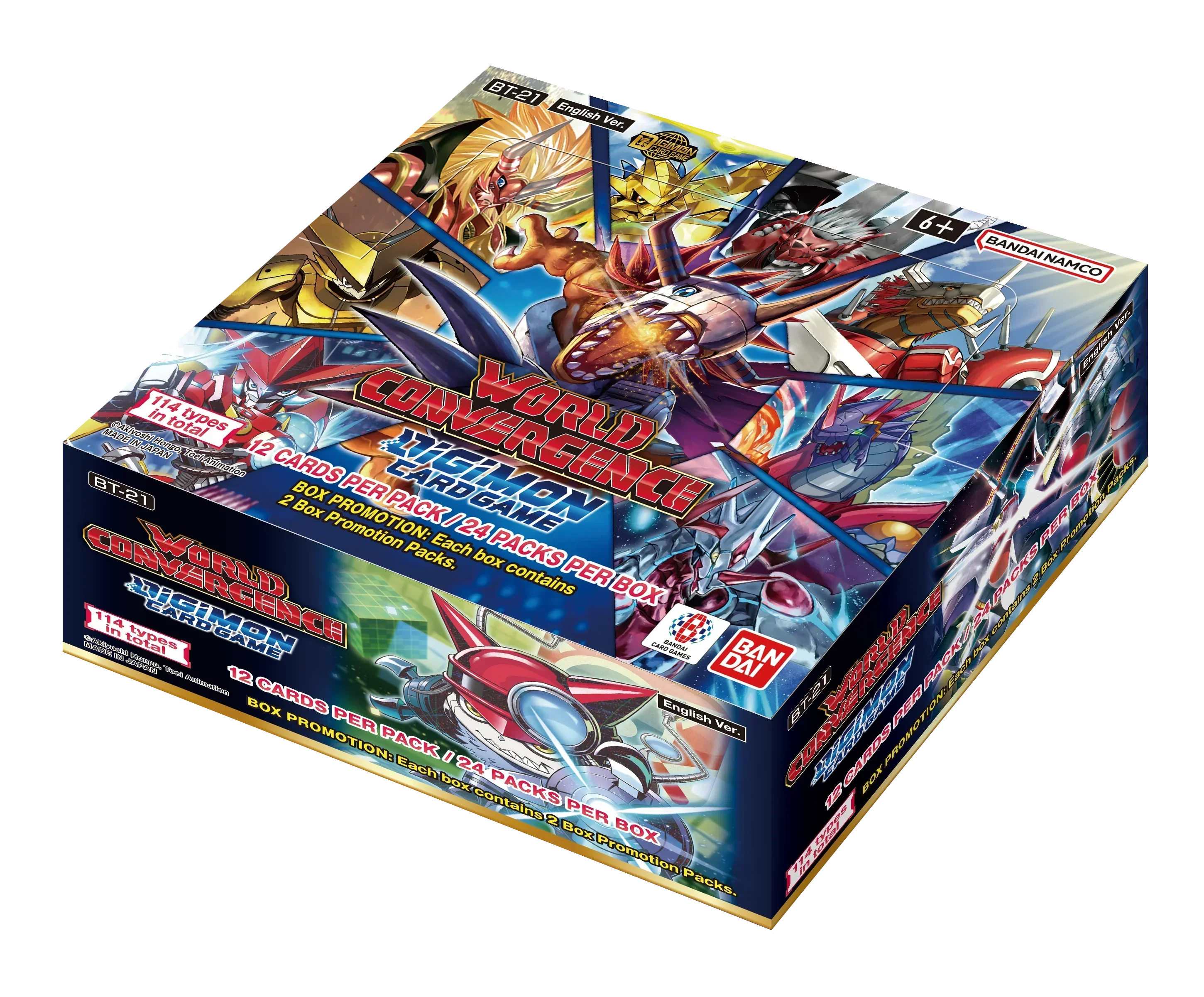 Digimon Card Game - World Convergence (BT21) - Display Case (12x Booster Boxes)