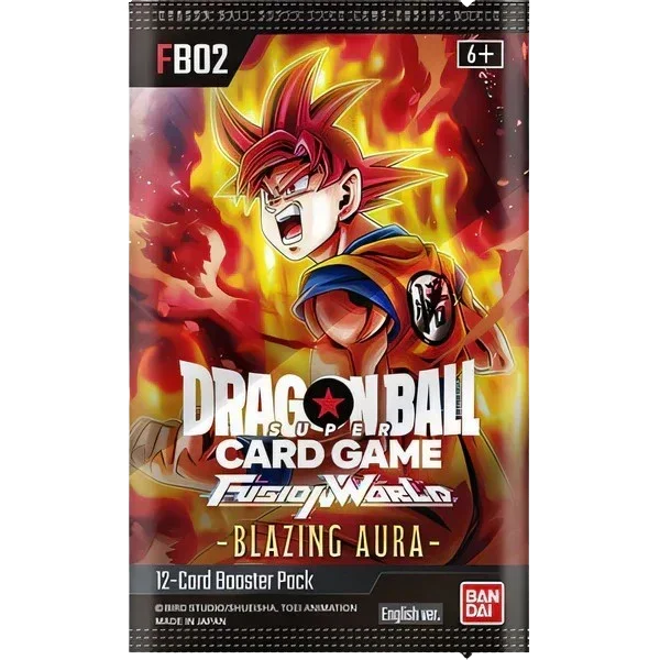 Dragon Ball Super CG Fusion World - Blazing Aura (FB02) - Booster Box (24x Packs)
