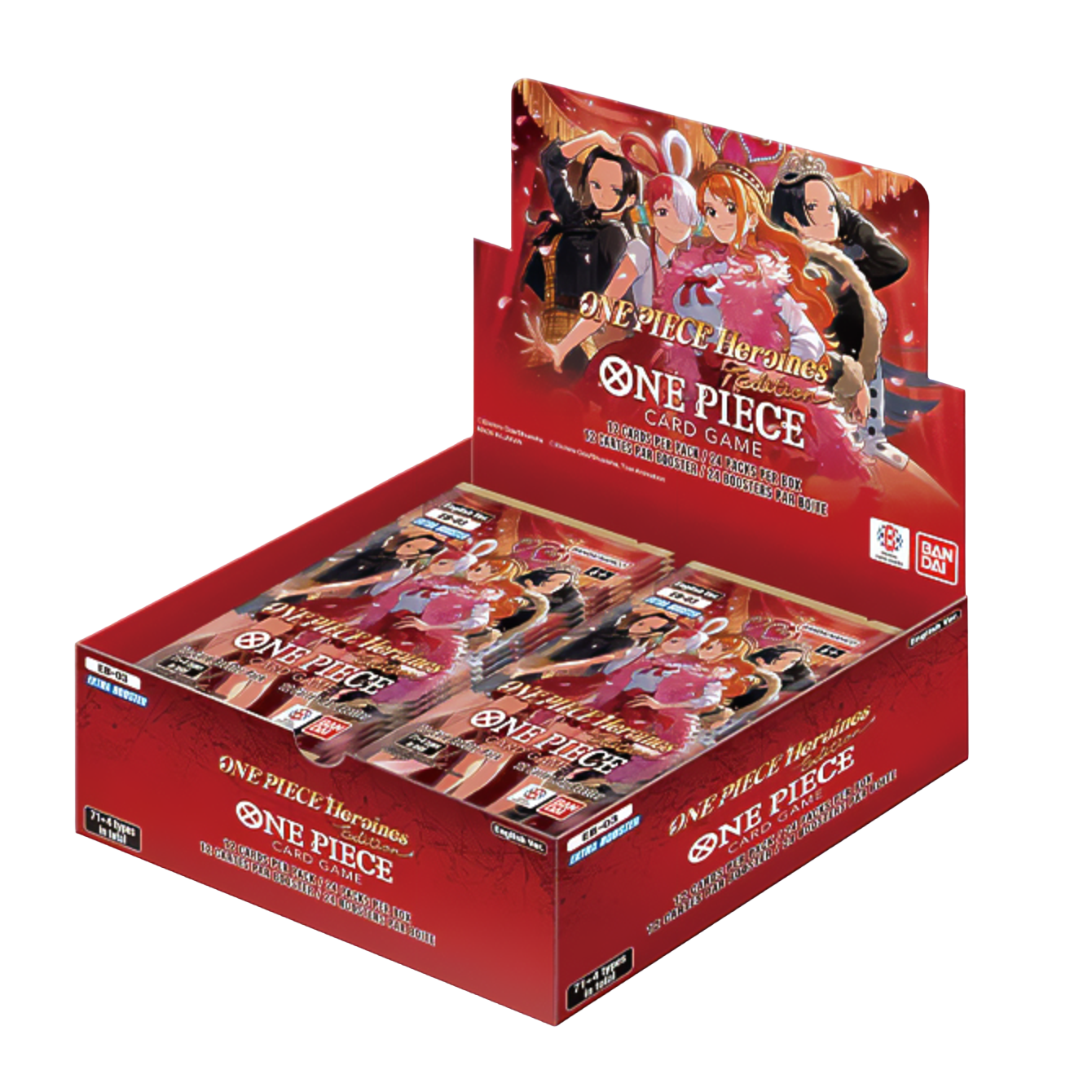 One Piece TCG - Extra Booster - One Piece Heroines Edition (EB-03) - Booster Box (24x Packs)
