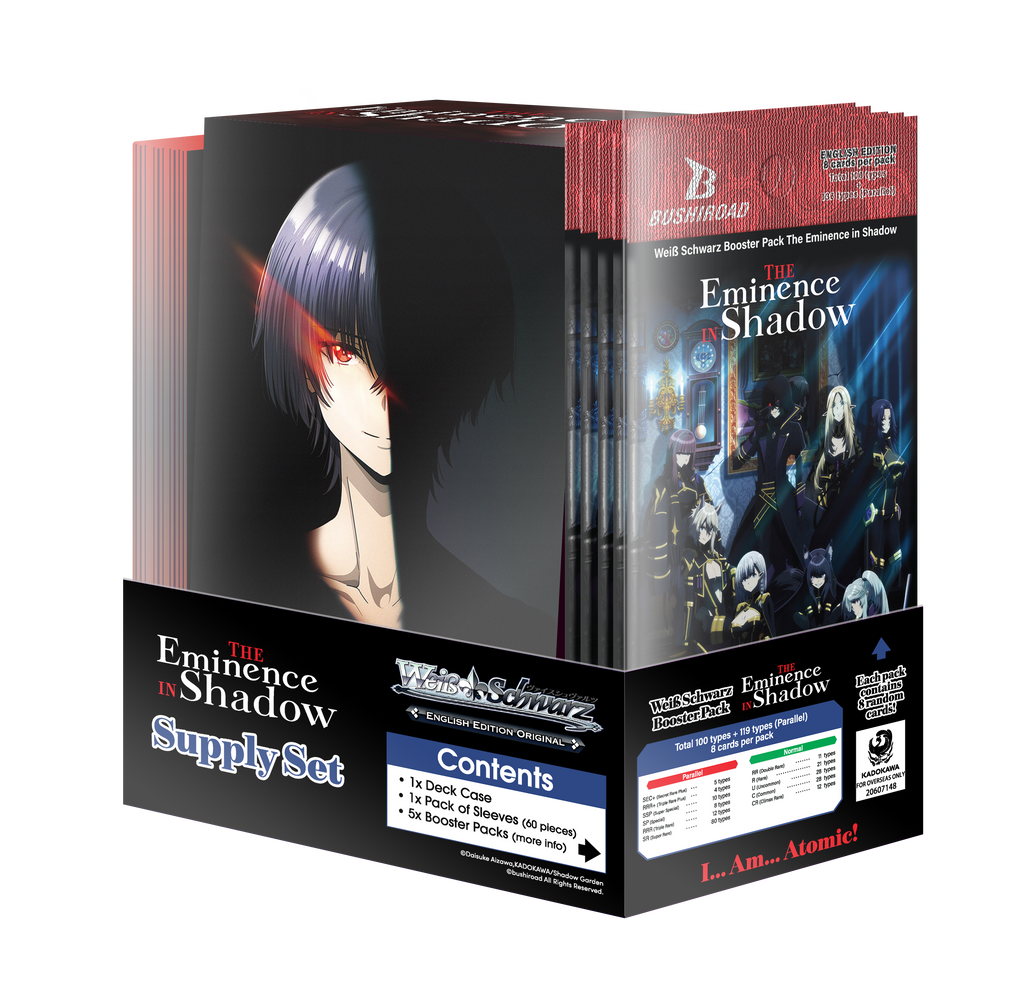 Weiss Schwarz - The Eminence in Shadow - Supply Set