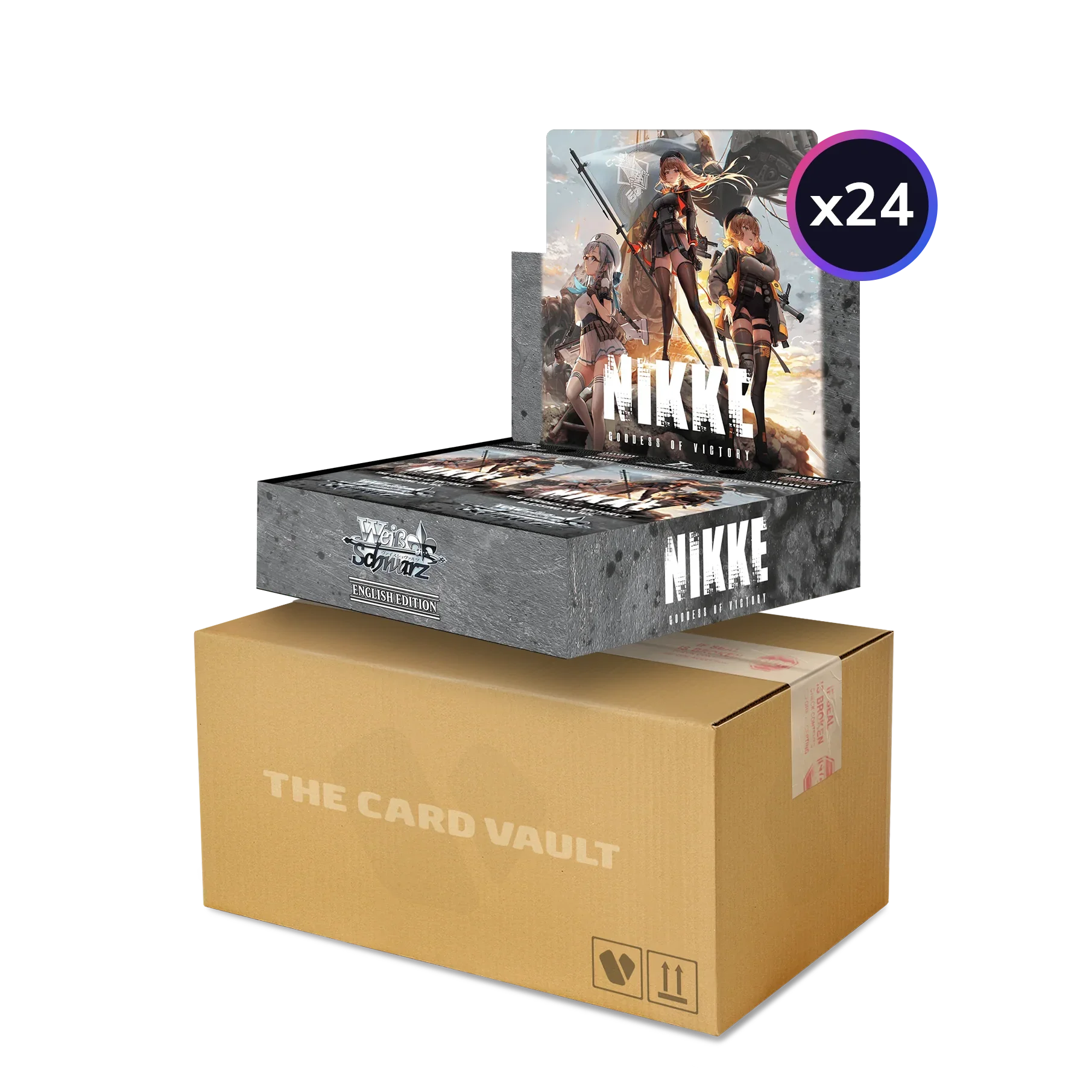 Weiss Schwarz - Goddess of Victory: Nikke - Display Case (24x Booster Boxes) (Reprint)