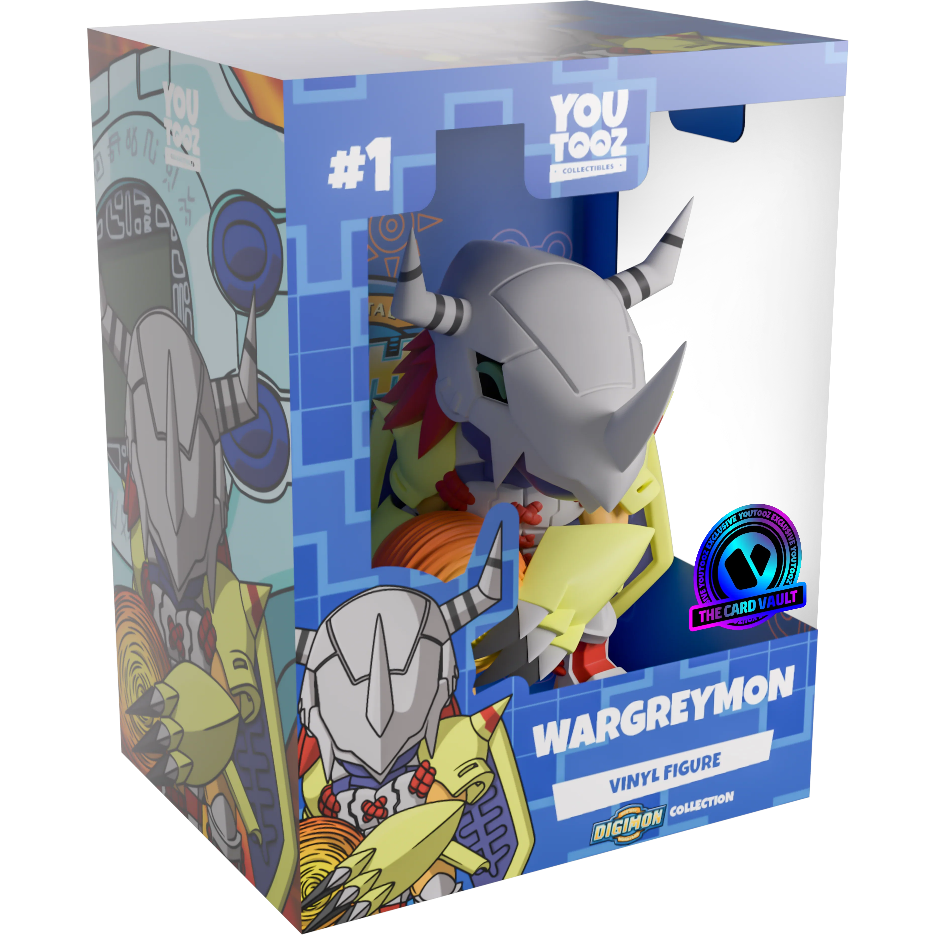 Youtooz - Digimon - Wargreymon - Vinyl Figure #1 (Limited Edition) (The Card Vault Exclusive)