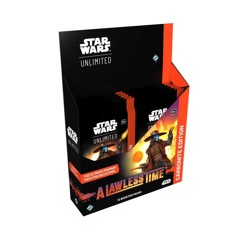 Star Wars: Unlimited - A Lawless Time - Carbonite Display Case (4x Carbonite Booster Boxes)