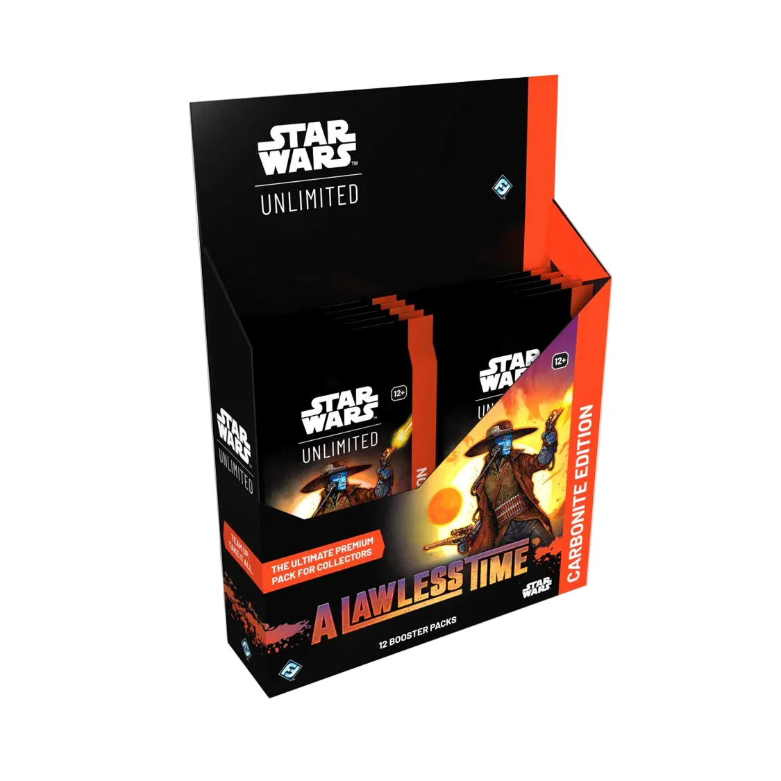 Star Wars: Unlimited - A Lawless Time - Carbonite Display Case (4x Carbonite Booster Boxes)