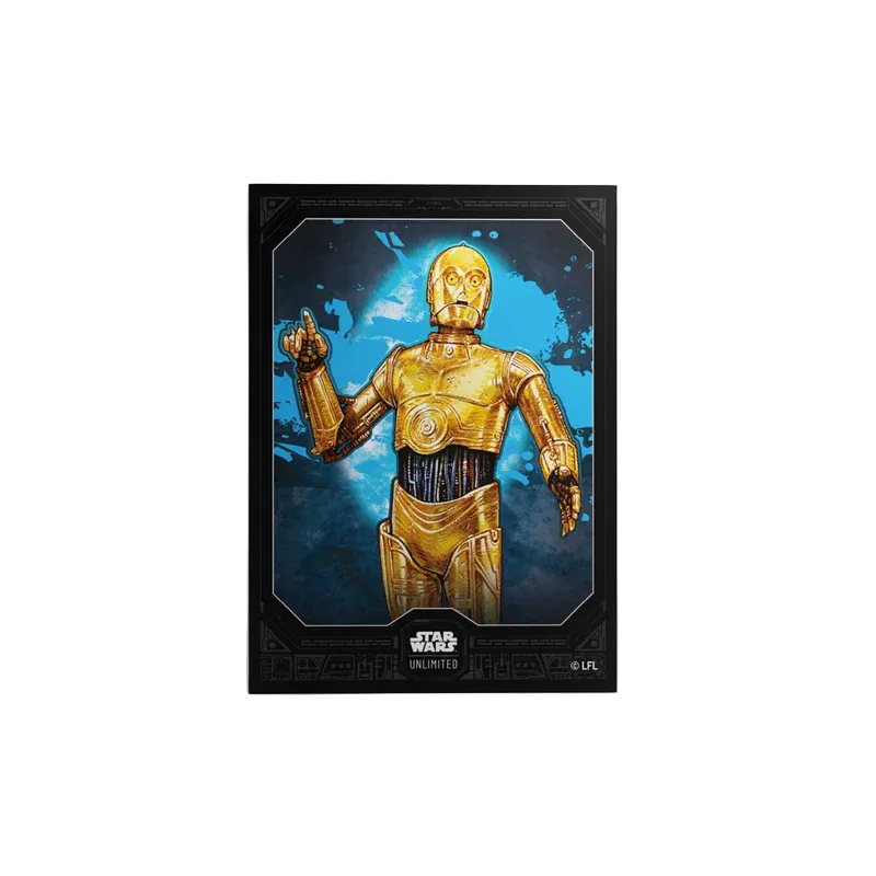 Gamegenic - Star Wars: Unlimited - Premium Art Sleeves - C-3PO