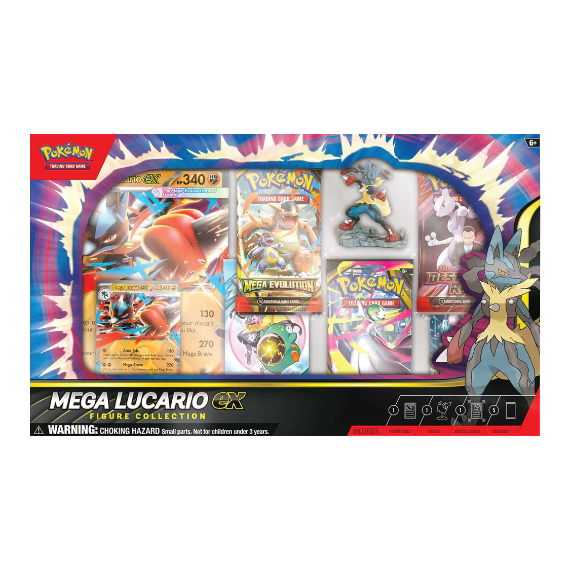 Pokemon TCG - Mega Evolution - Mega Lucario ex Figure Collection Box