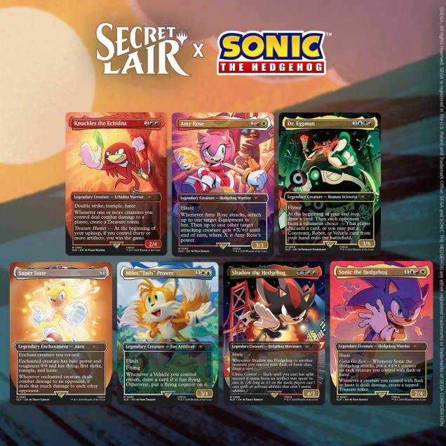 Magic: The Gathering - Secret Lair - Sonic The Hedgehog Friends and Foes (Non-Foil)