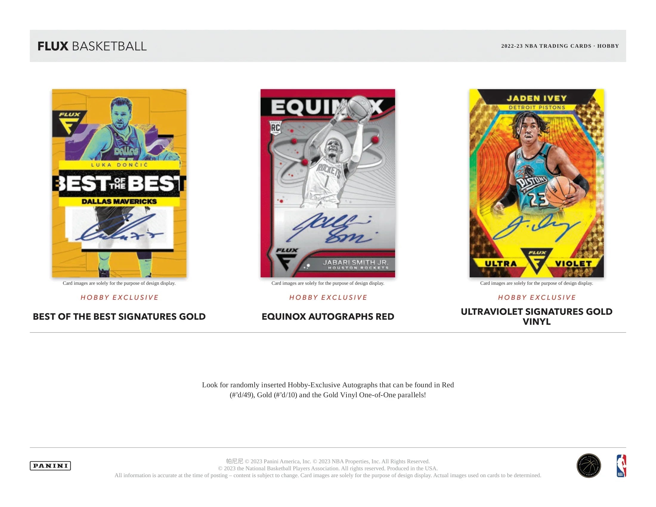 Panini - 2022/23 Flux Basketball (NBA) - Hobby Box